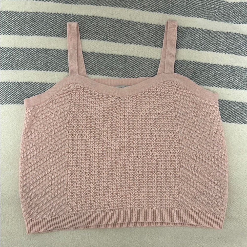 Pink Knit Women's Top